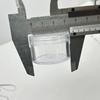Transparent Plastic Mini Cosmetic Jars for Nail Art & Ornament Storage