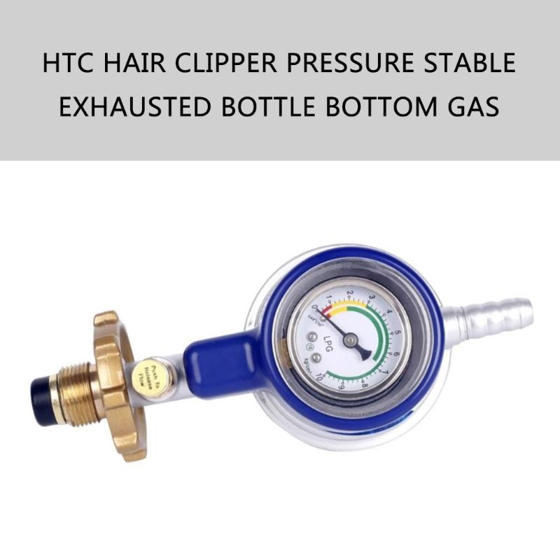 Gas Flow Control Valves Explosions Proof with Pressure Gauge Gas Tanks Pressure Regulator Suitable for Kitchen Safety