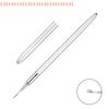 Detail Painting Pen for Nail Design Manicure 7/9/11/15/20mm Drawing Tool for Lines Silver Nail Art Liner Brushes Set 5 Sizes