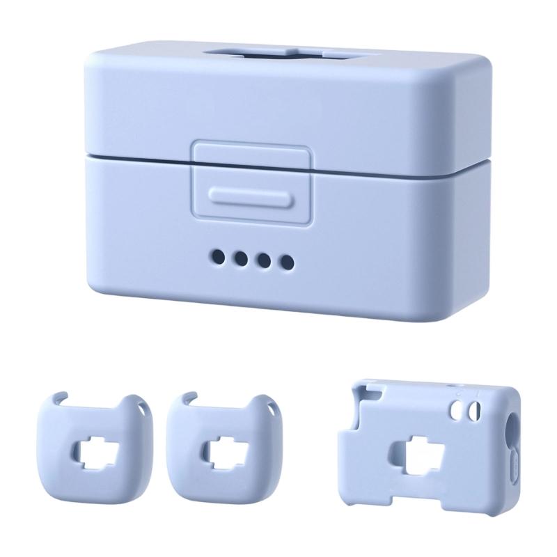 Lightweight Dustproof Silicone Protector Replacement for Mic Mini Charging Case Transmitter Receiver Protective Cover