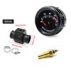 52MM Wassertemperatur / Öltemperatur 12V Autoanzeige + 26MM-40MM Adapter Mit Temperatursensor-Kombination Autozubehör Für Alle Fahrzeuge