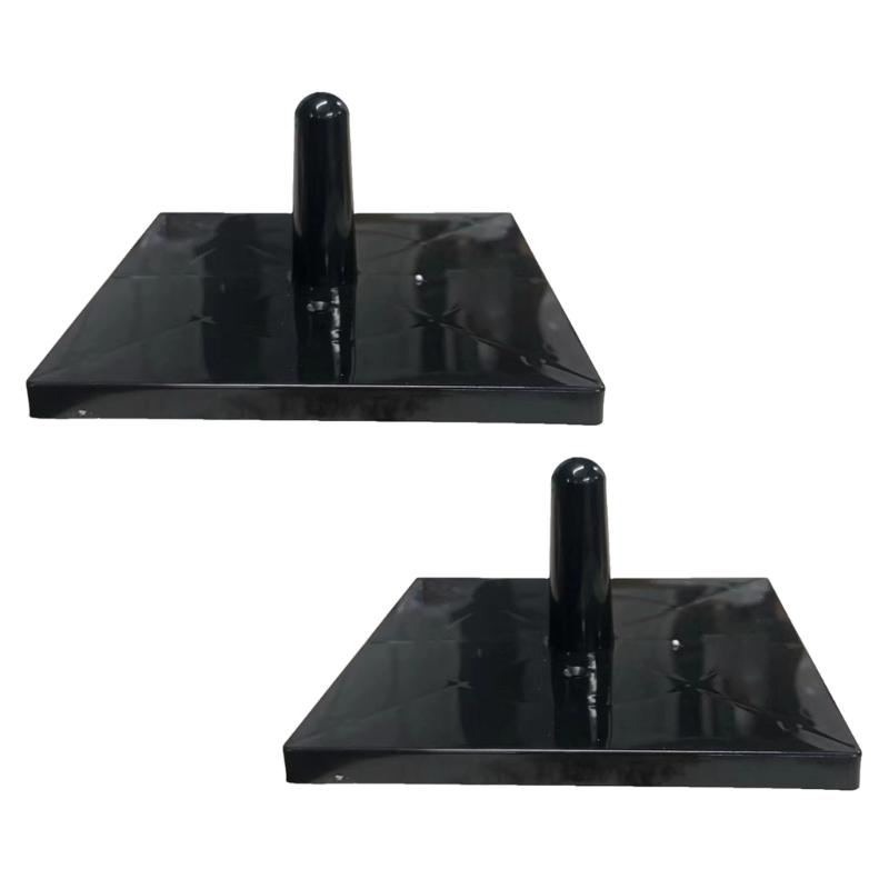 

2 Pcs Head Form Display Trays Designed for Jewelry Exhibition Offering Stability and Portability in Shop Settings 1