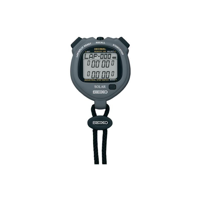 SEIKO stopwatch, solar Quartz, 50 meters waterproof, multi-functional sports timing, same style for men and women SVAJ999 серый