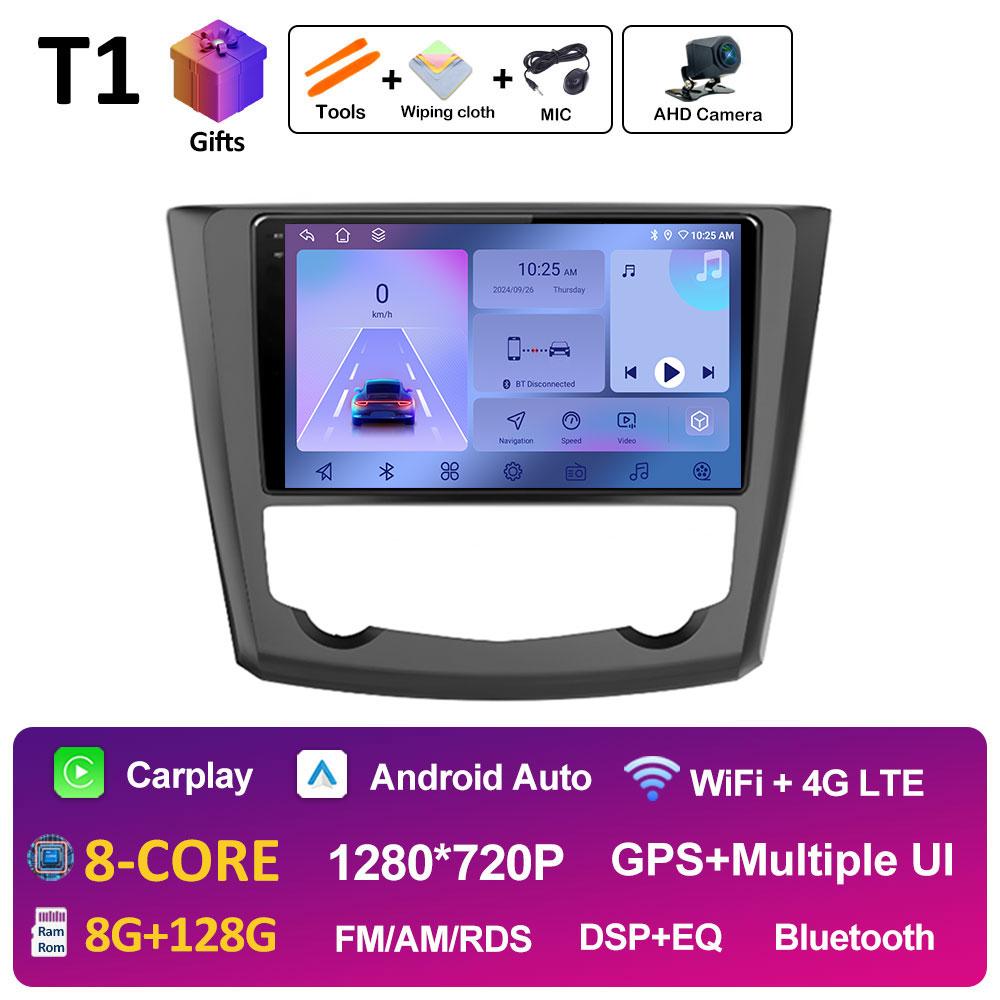 GPS Navigation Android14 For Renault Kadjar 2015 2016 2017 2018 2019 Wireless Carplay Autoradio QLED IPS Screen WIFI Accessories