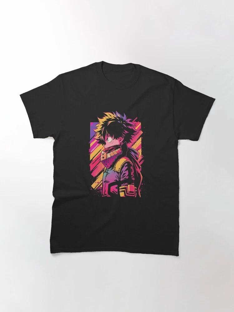 Anime My Hero Academia Katsuki Bakugo Dynamic Fan Art Black Tshirt Size S4XL S