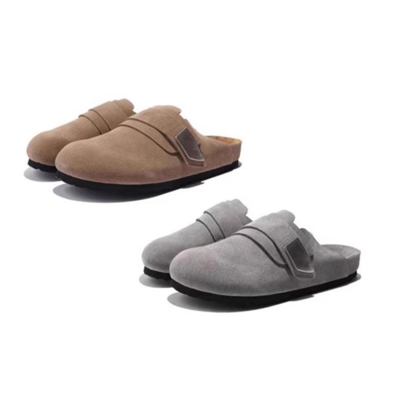 Baotou Muller Fashion Lazy Boken Slippers Wear Men's and Women's Commuter Shoes New Couples Pedal Half Slippers