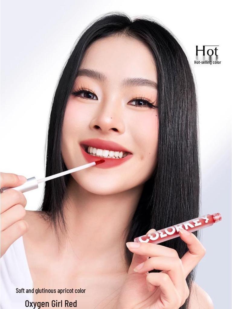 Colorkey Air Velvet Matte Lip Gloss: Brightening, Mirror Finish, Multicolor Lipstick for Women