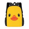 Yellow Rubber Duck Backpack Hot Sale Daypack Large Capacity Kids BookBag School Bag Shoulder Bags for Men Women