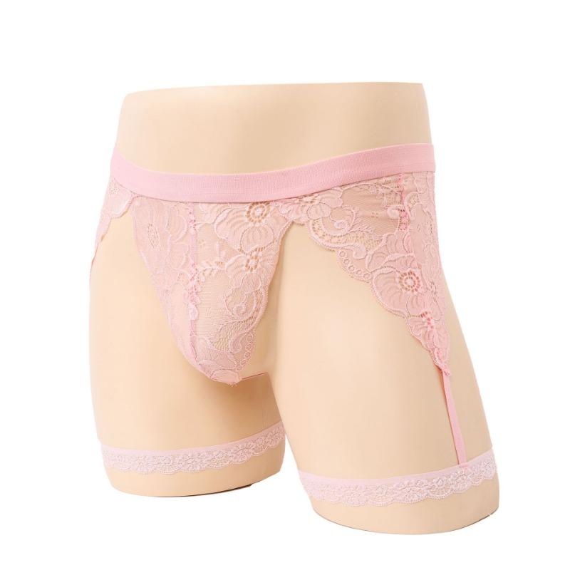 Hot Men's Sexy Underwear Lace Hollow Elastic Men's Elastic Panties