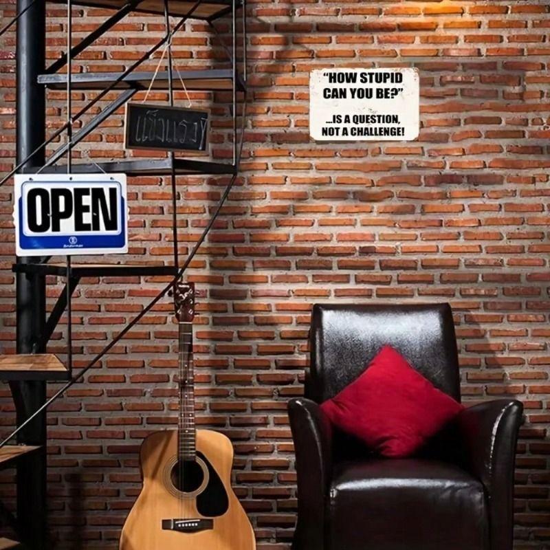 

Vintage Metal Poster Wall Decor Funny Phrase for Living Room