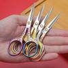 2Pcs Retro Exquisite Plum Blossom Scissors  Thread Knitting Sewing Multifunctional Handmade Scissors Office School Supplies