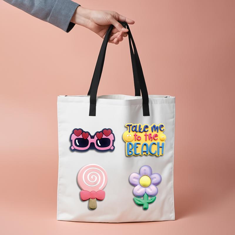 DIY For Clothing Bags Slippers Sunglasses Lollipop Coconut Tree Removable Personal