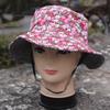 Retro Plaid Bucket Hat Women'S Sweet Lace Up Fishing Hat Summer Sun Protection And Uv Protection Hat