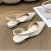 Toe Women Sandals Fashion Slip On Singbacks Shoes Eelgant Outdoor Low Heel Sandalias Shoe