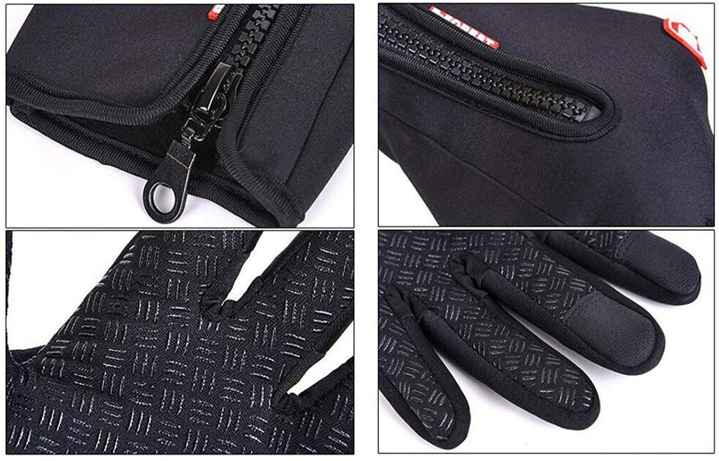 Waterproof and Windproof Motorcycle Sports Gloves for Outdoor Mountain and for Warmth and Protection from the Touchscreen and Smartphone Perfect for