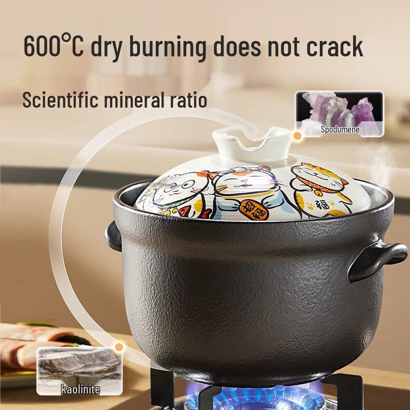 Chui Da Huang 1.5L Heat-Resistant Ceramic Pot