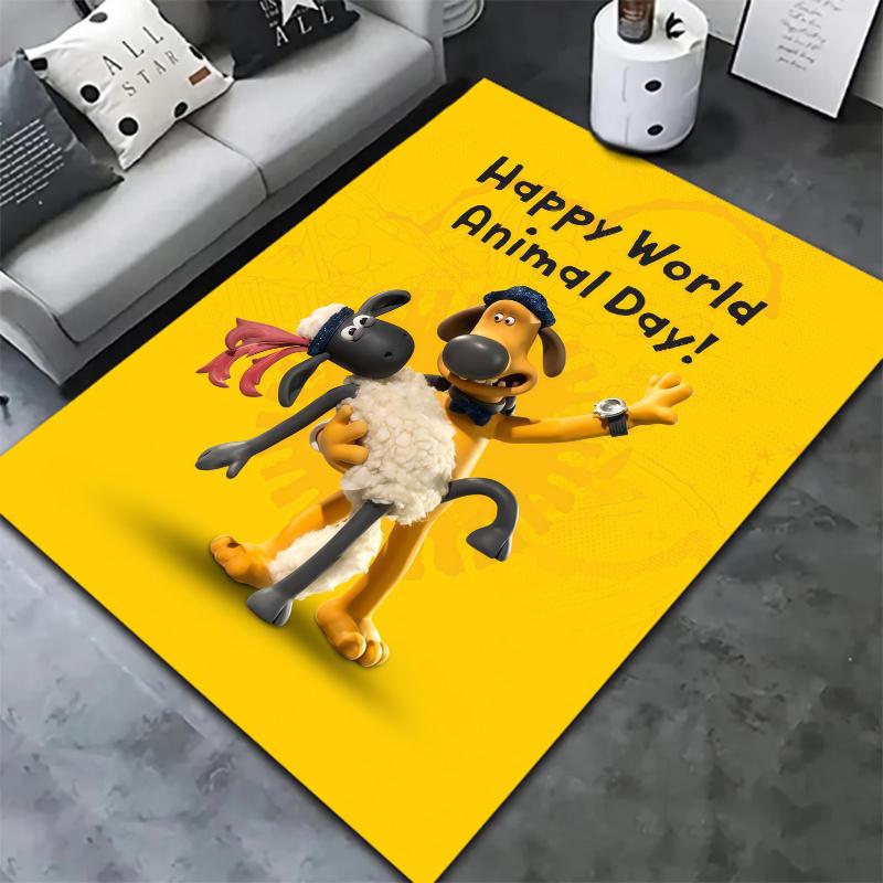 Shaun Carpet Rug for Living Room Bedroom Home Sofa Decoration,Kids play Nonslip Floor Mat