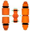 5PCS Joiner Repair Connector Coupling 1/2'' Garden Hose Tubing Fitting Pipe Quick Drip Irrigation Watering System for Greenhouse