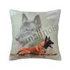 Custom Malinois Dog Luxury Throw Pillow Cover Decoration Belgian Shepherd Mechelaar Chair Cushion