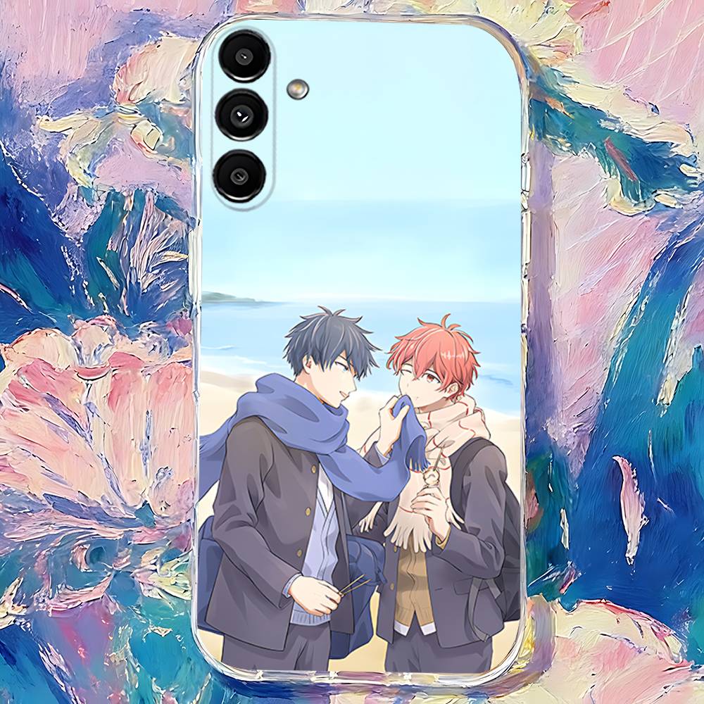 G-Given Yaoi Anime Clear Phone case suitable for  Samsung S30,S25,S24,S23,S21,S22,S20,S10,5G,FE,lite,PIus,Ultra Transparent