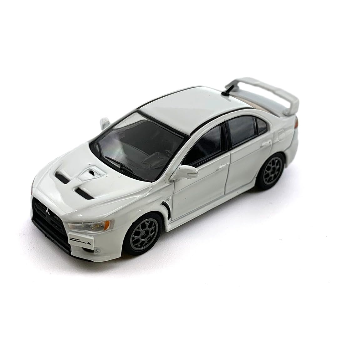 

BM CREATIONS Mitsubishi Lancer EVO X Белый Завершенный продукт 1/64 (LHD)