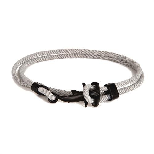 Small Fresh Black Small Hammerhead Shark Bracelet Milan Rope Multi-Turn Adjustable Hand Rope Worker