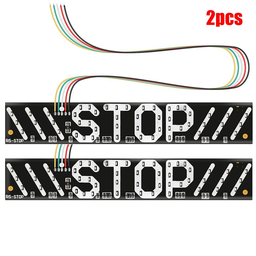 12V Taillights Motorcycle Turn Signal Lights With Stop Logo Flashing Brake Tail Lamps Turning Indicator LED Strips Waterproof