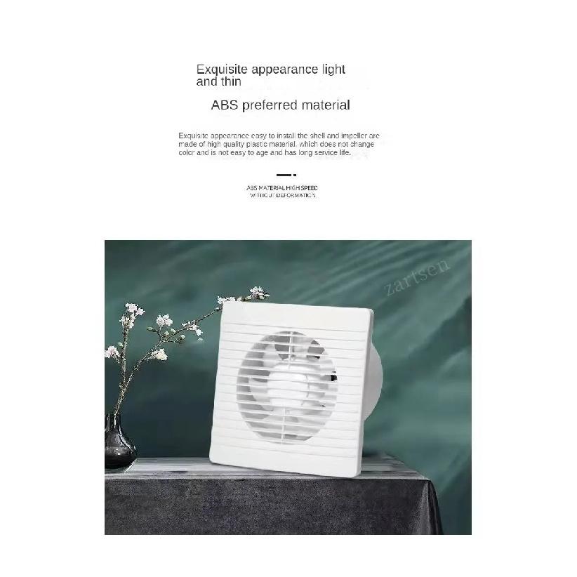 220V 4 pouces 6 pouces 8 pouces Suspendu Mural Blanc Ventilateur Petit Ventilateur Extracteur Ventilateurs d'Extraction Ventilateur Toilettes Salle de Bain Cuisine
