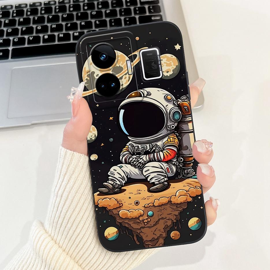 For Realme GT3 Case RMX3709 Cute Funny Cartoon Cover Soft Silicone Case For Realme GT Neo 5 Neo5 240W RealmeGT3 Back Cover Coque