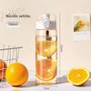 26oz/780ml Clear Water Bottle Reusable BPA Free Leak proof Plastic Water Bottle with Carrying Strap Suitable for Travel Fitness