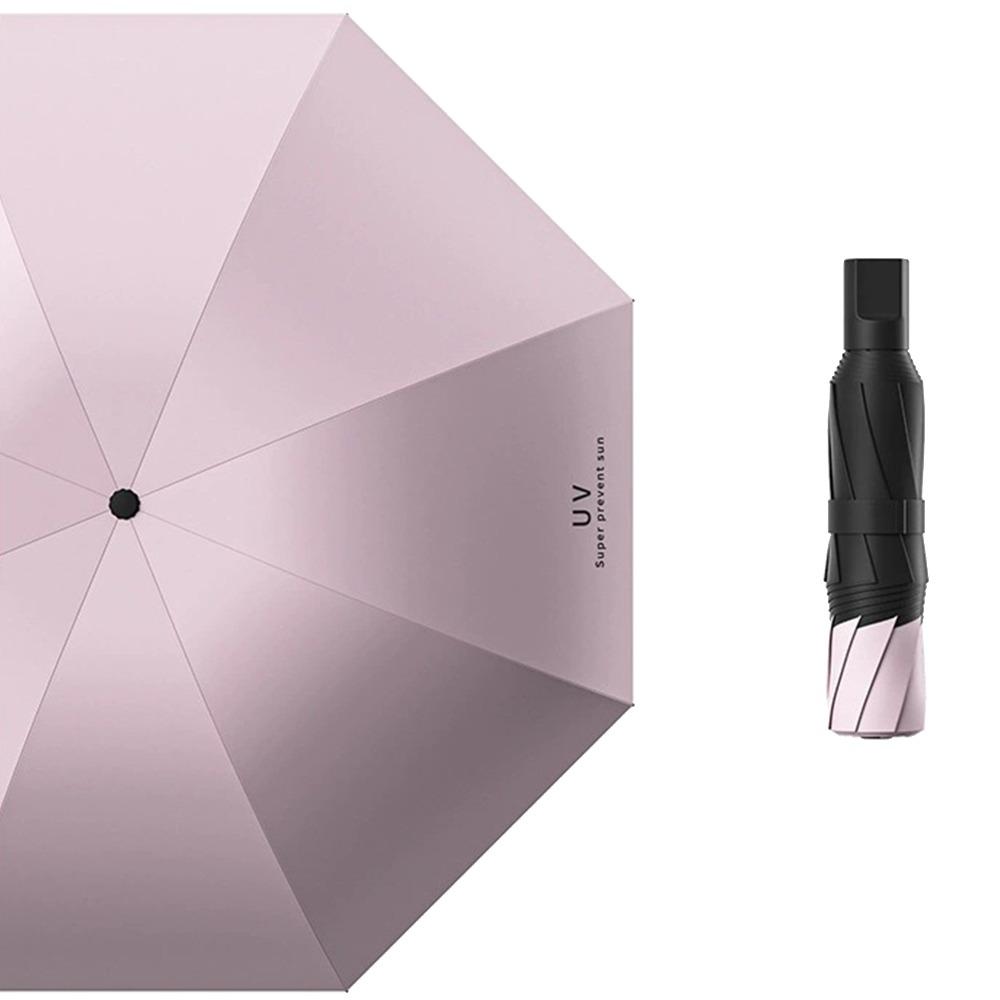 Portable Manual Pocket Rain Umbrella UV Protection UPF50+ Travel Umbrella Mini Folding Sun Umbrella Summer