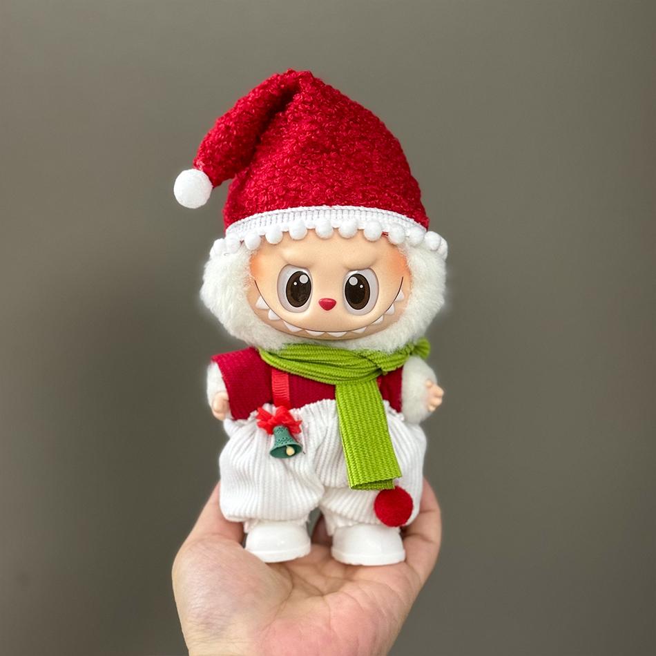 Labubu Christmas Costume Santa Claus Reindeer Set V1 V2 V3 Labubu Dolls Christmas Atmosphere Cute Accessories Winter Clothing
