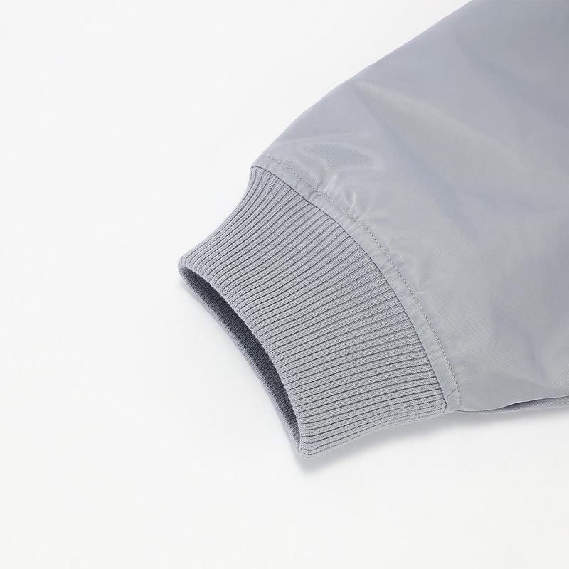 Puma Μπουφάν Μονόχρωμο με Φερμουάρ Μακρυμάνικο Γυναικεία μπουφάν Γκρι 633245-89