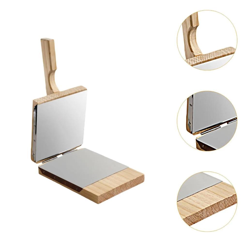 Non-stick Wooden Square Tortilla Presser Manual Dumpling Skin Presser Dough Presser  Baking