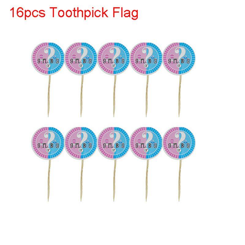 Baby Gender Reveal Party Decoration Boy Or Girl Disposable Tableware Pink Blue