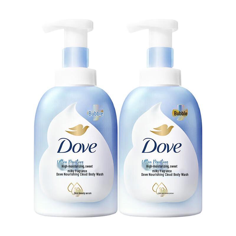 

Dove Deeply Nourishing Foaming Body Wash (2 x 400ml)