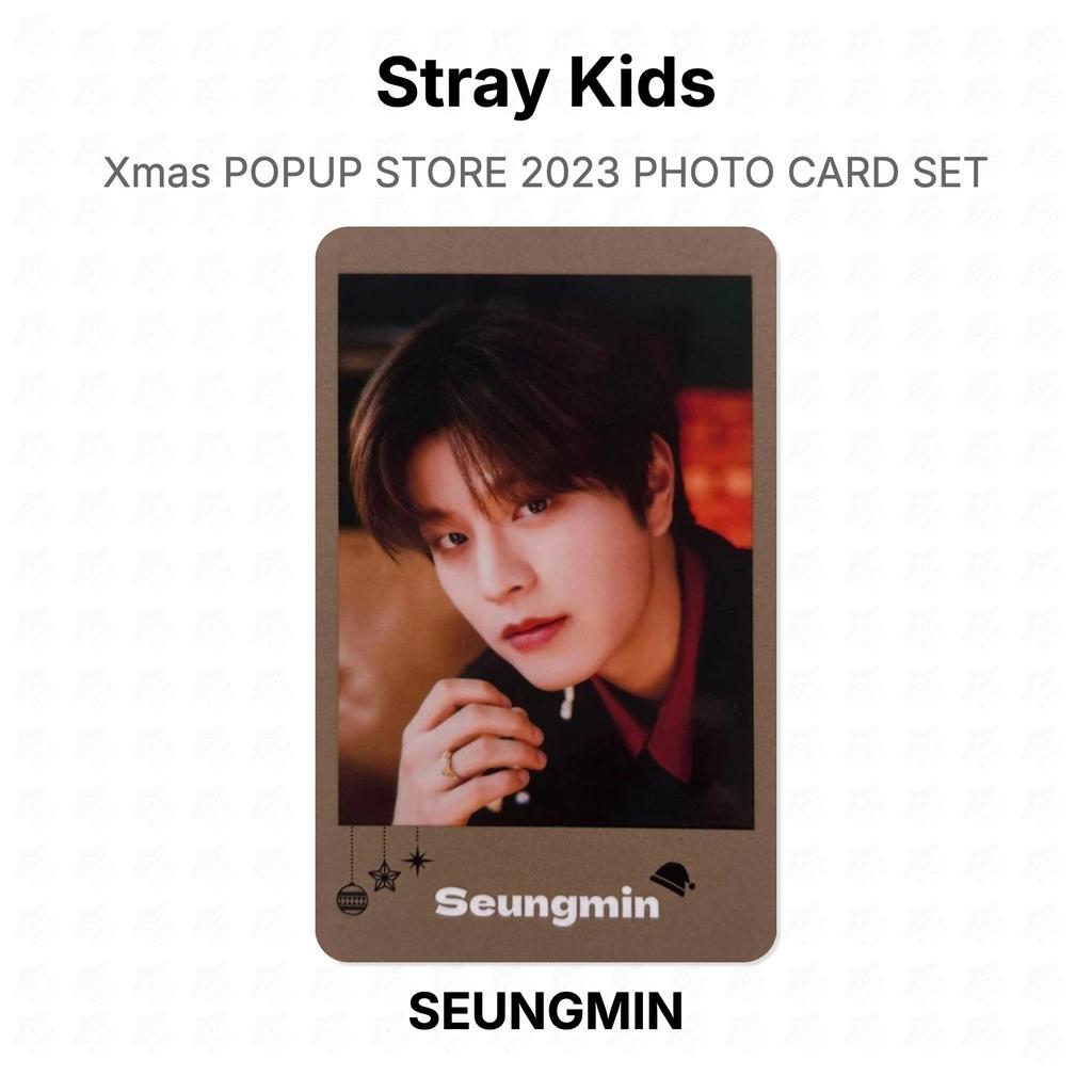 Stray Kids Xmas POPUP STORE 2023 PHOTO CARD SET Official Photocard