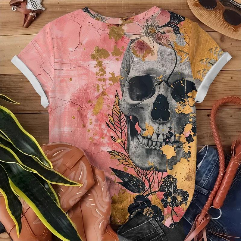 Casual Short Sleeved Printed Fashionable Oversized 3D Top Pattern T-shirt for Men Comfortable Summer Round Neck