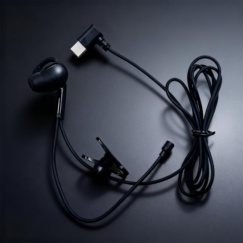 3.5mm/Type C in Ear Single-Side Earphones Mono Earbud Corded Headsets Headphone Single Side for MP3 MP4 Mobile Phones Notebook
