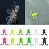 5Pcs Frogs Lures Soft Artificial Swimbait Floating Frogs Lures Simulation Frogs Baits Topwater Floating Lures Easy to Use