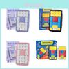 Leka Challenge Huarong Road Puzzle Coulissant Jouet Tableau Magnétique Pour Jeu d'Entraînement Logique d'Enfants