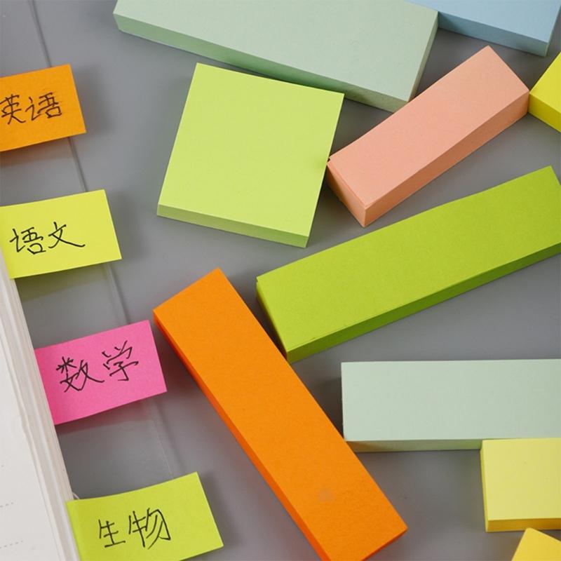 Stick Tabs, Index Tabs, Book Tabs Writable and Repositionable Page Markers Labels, Colorful File Tabs Flags for Notes