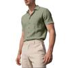 Men's Summer Linen Short Sleeve Shirt Casual Breathable Button Shirt Holiday Beach Summer Tops With Pockets