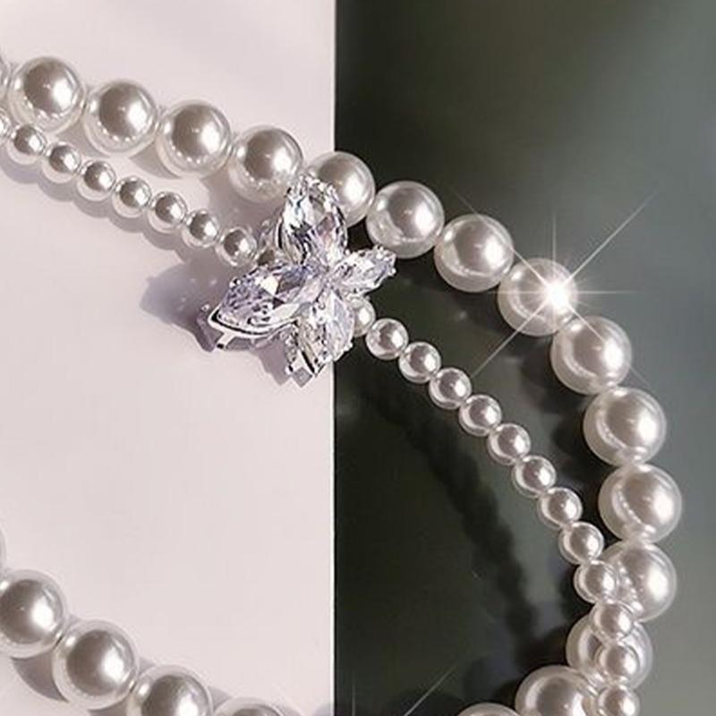 Decorative Phone Case Charm Beaded Mobile Phone Chain Anti-Lost String Chain for Women Girls Phone Decoration Pendant