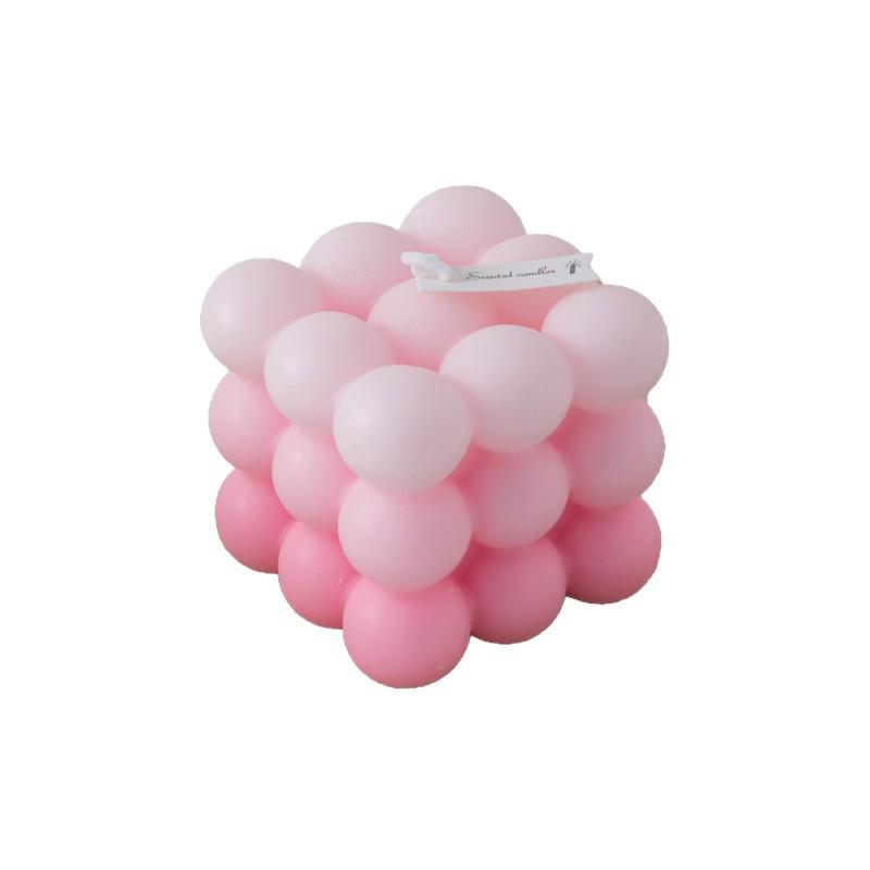 Macaron Color Bubble Rubik's Cube Aromatherapy Candle Creative Aromatherapy Souvenir Shape Candle Ornament