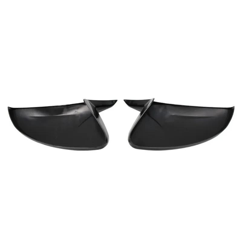 Side Wing Rearview Mirror Cover Cap For Peugeot 208 2020-2025 Peugeot 308 2014-2020 508 2008 Carbon Fiber Black