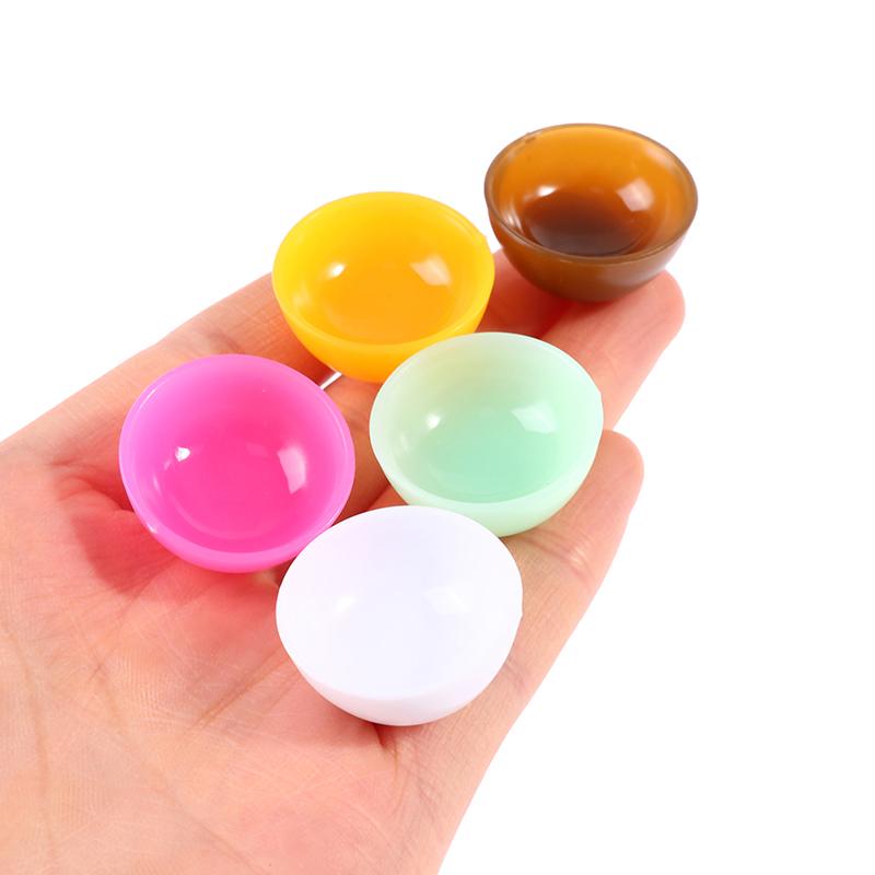 5Pcs 1:12 Dollhouse Miniature Round Bowl Model Kitchen Dinning Accessories