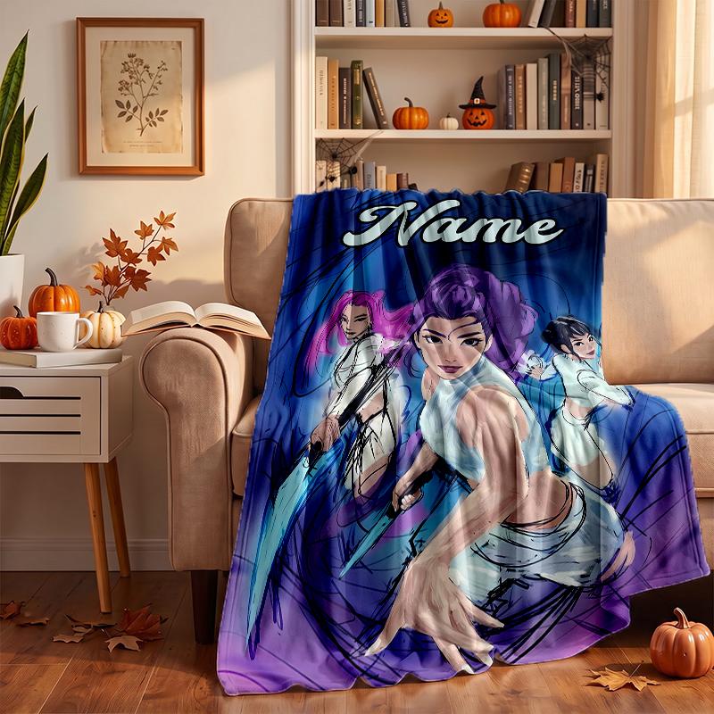 HUNTRIX Custom Flannel Blankets Soft Warm Cozy Throws for Home Decor Holiday Gifts