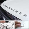 Land Cruiser 3D ABS Letters Sticker Hood Emblem Badge Exterior Modification For 2021-2023 Toyota Land Cruiser 300 LC300  VXR GXR
