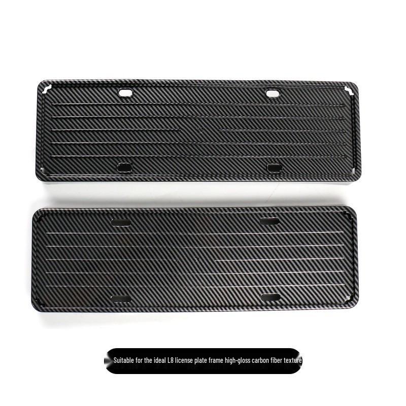 Ideal L6-9 New Energy Full-Edge Green License Plate Frame - Complies with New Regulations